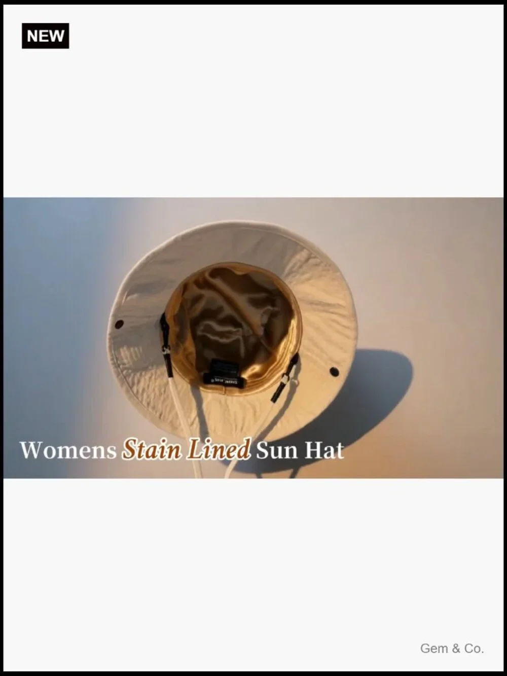 Wide Brim Satin Lined Sun Hat UPF 50+ Outdoor Travel Beach